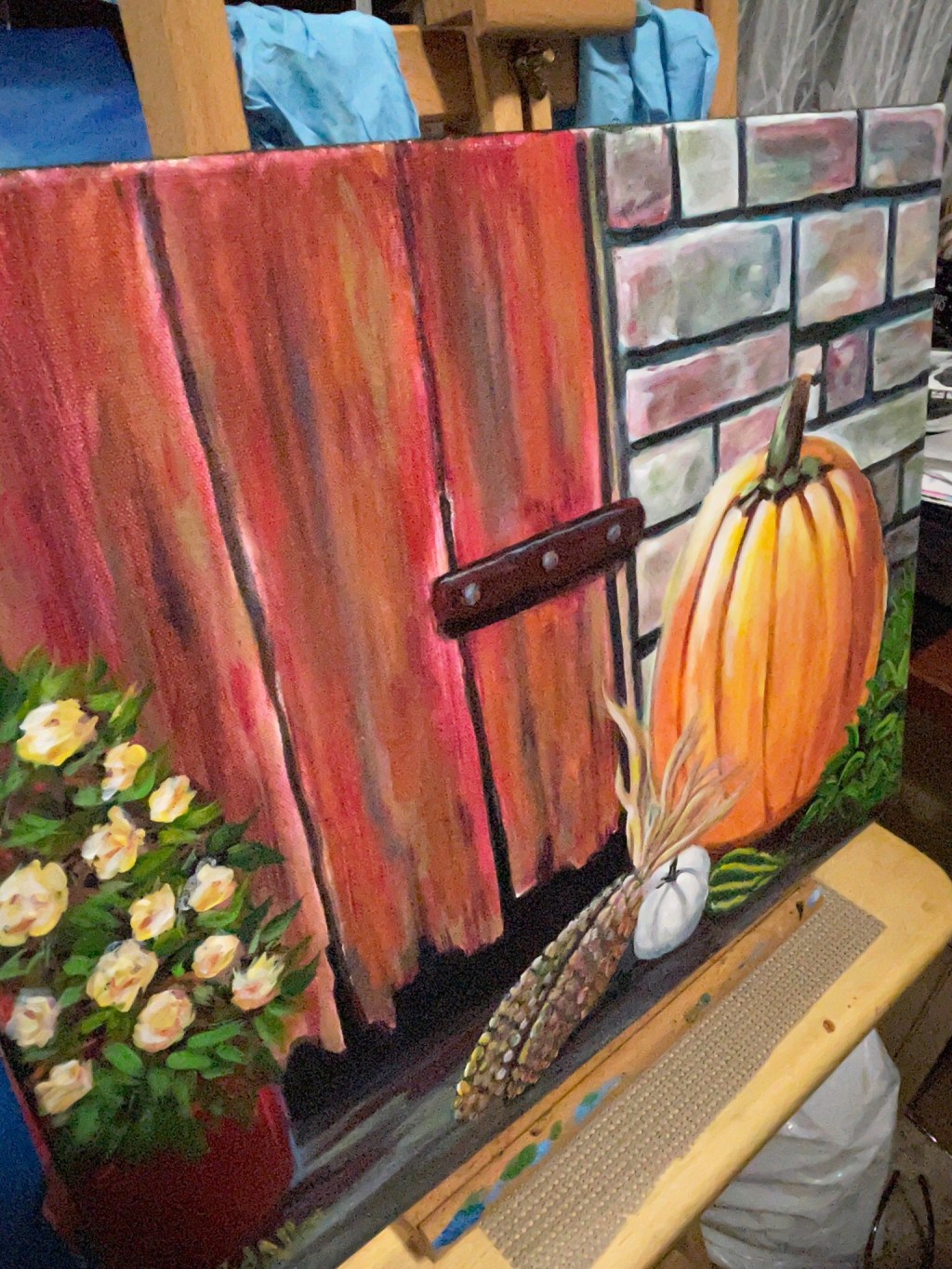 Fall Pumpkin and&nbsp;Unfinished